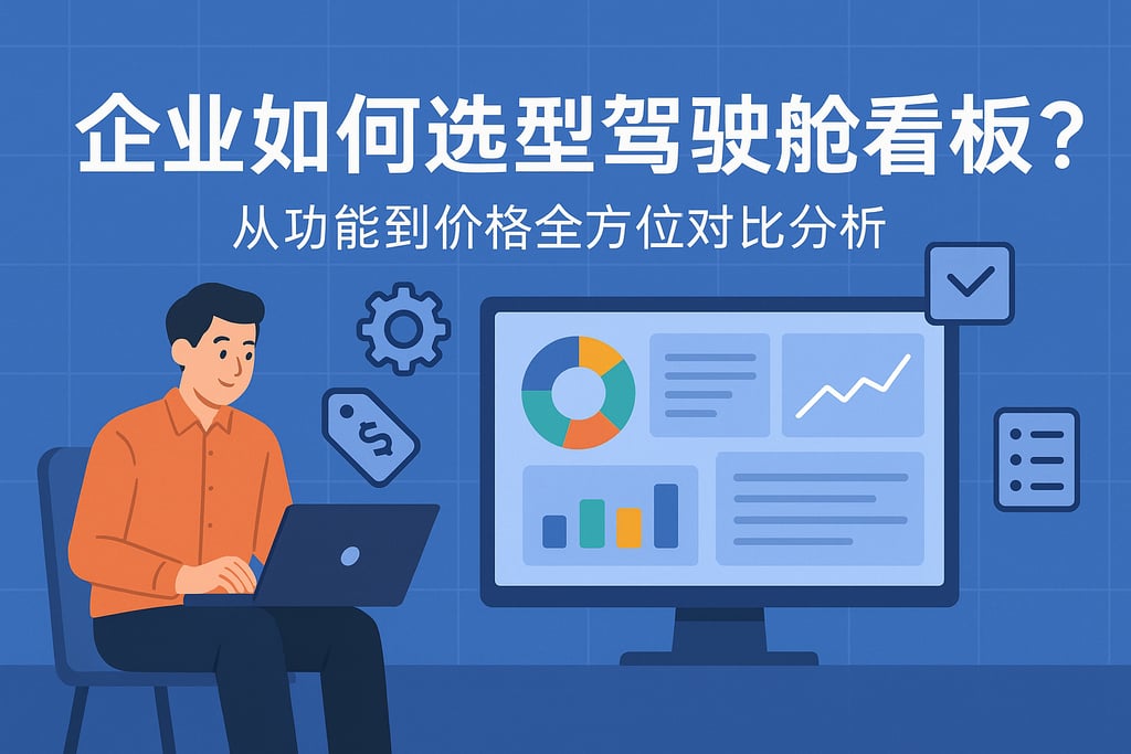企业如何选型驾驶舱看板？从功能到价格全方位对比分析