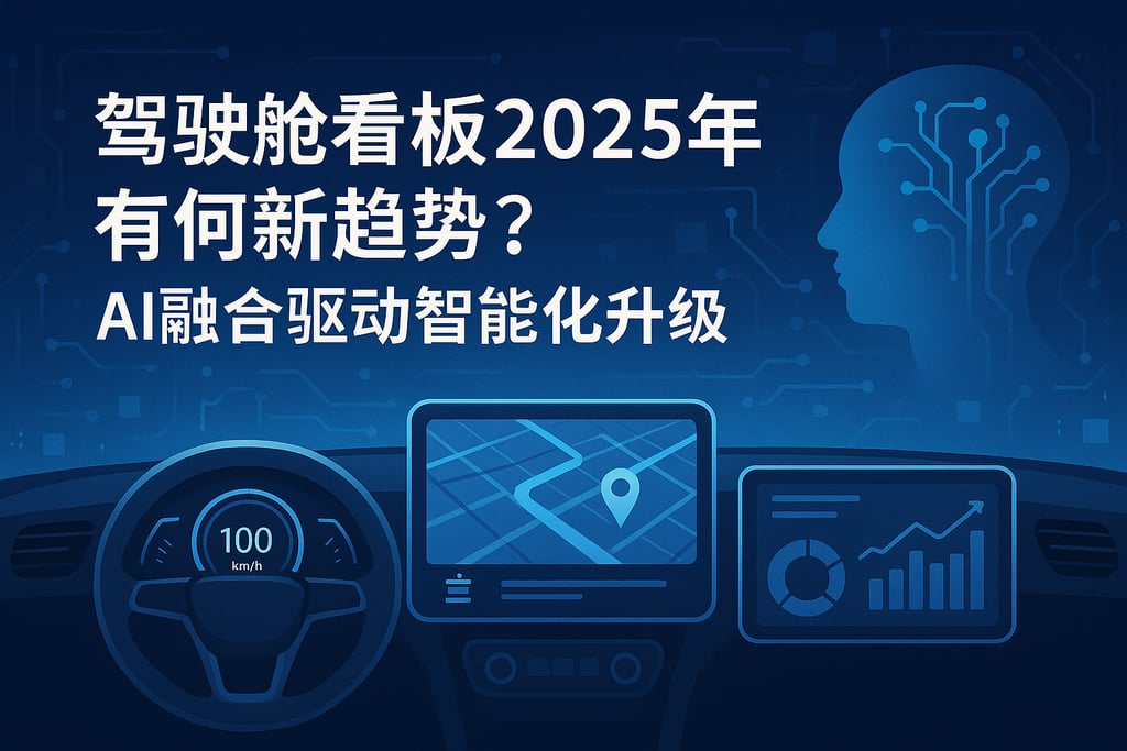 驾驶舱看板2025年有何新趋势？AI融合驱动智能化升级