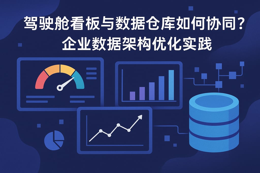 驾驶舱看板与数据仓库如何协同？企业数据架构优化实践