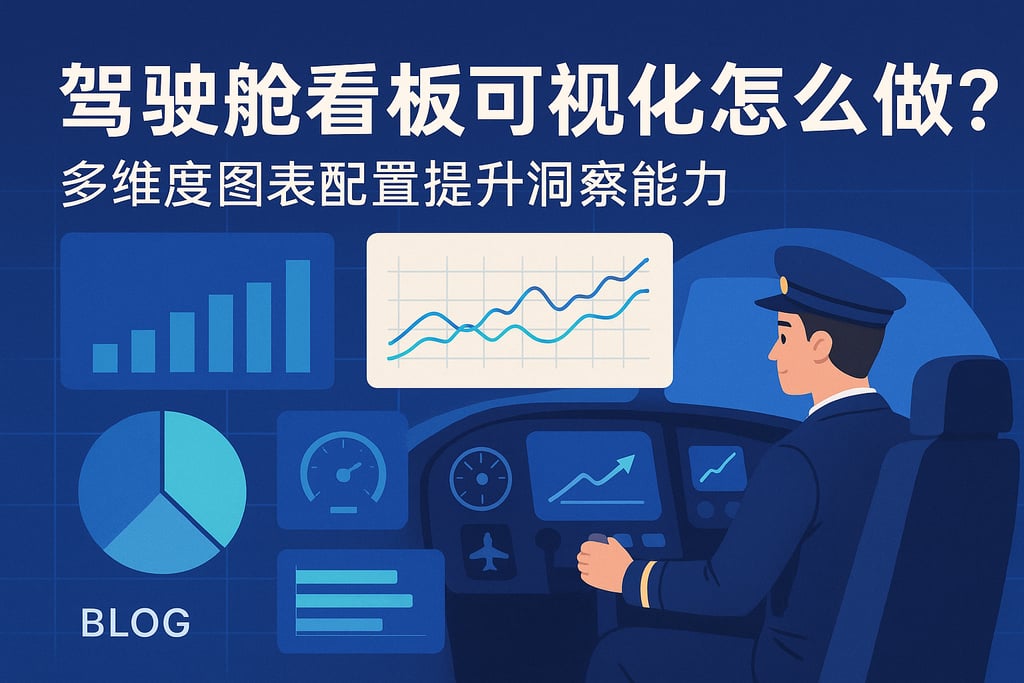 驾驶舱看板可视化怎么做？多维度图表配置提升洞察能力