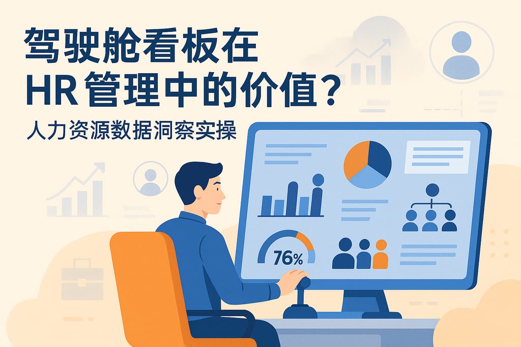 驾驶舱看板在HR管理中的价值？人力资源数据洞察实操
