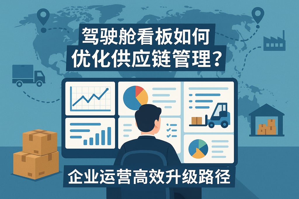 驾驶舱看板如何优化供应链管理？企业运营高效升级路径