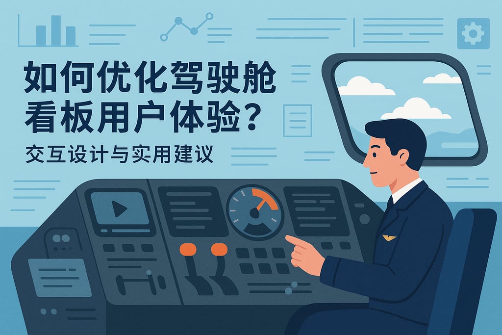 驾驶舱看板如何优化用户体验？交互设计与实用建议