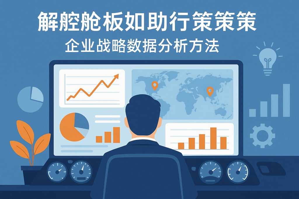 驾驶舱看板如何助力高管决策？企业战略数据分析方法