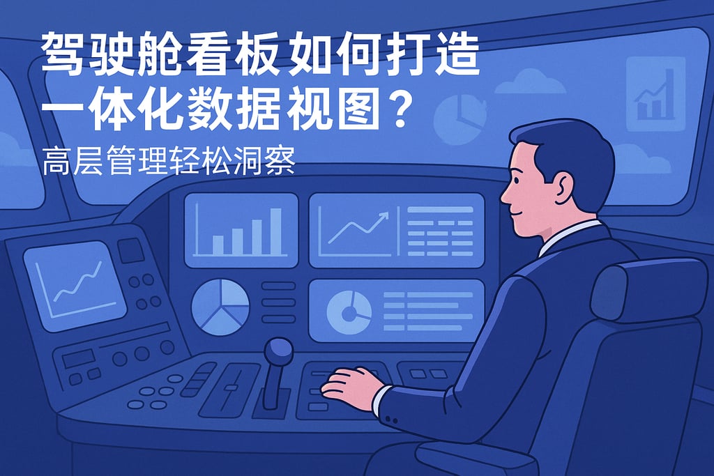驾驶舱看板如何打造一体化数据视图？高层管理轻松洞察
