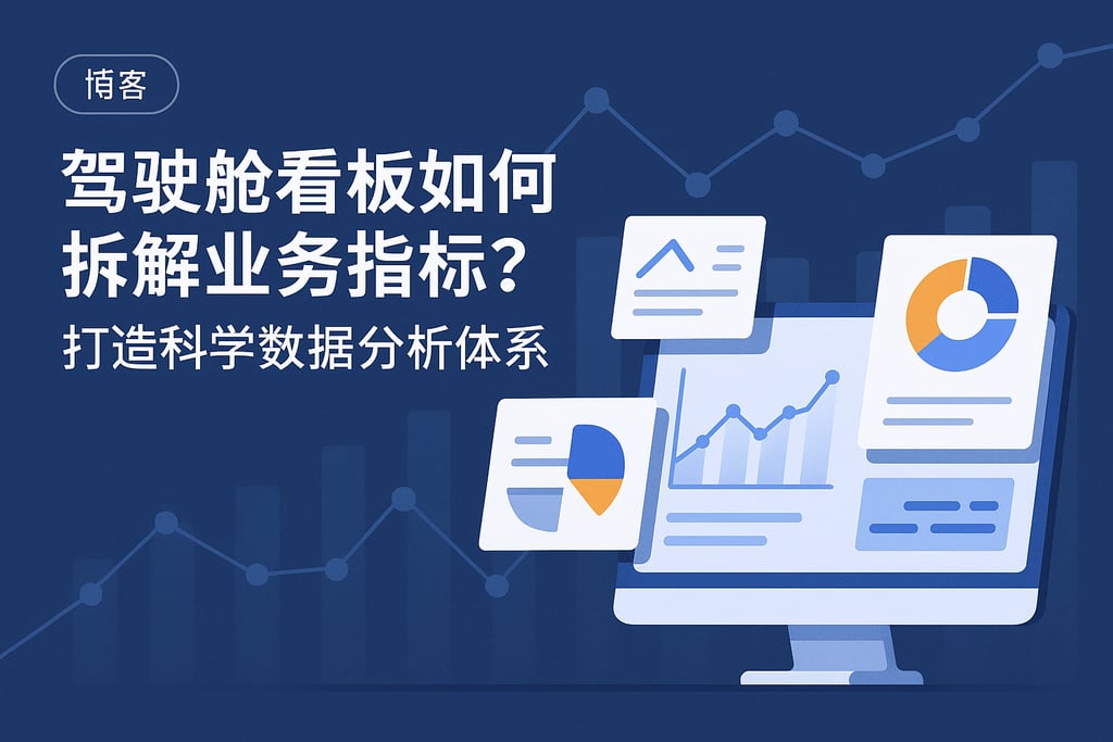 驾驶舱看板如何拆解业务指标？打造科学数据分析体系