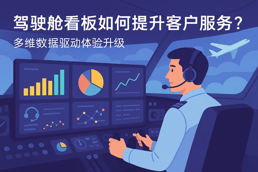 驾驶舱看板如何提升客户服务？多维数据驱动体验升级