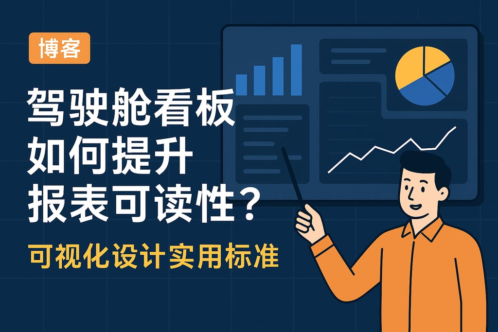驾驶舱看板如何提升报表可读性？可视化设计实用标准