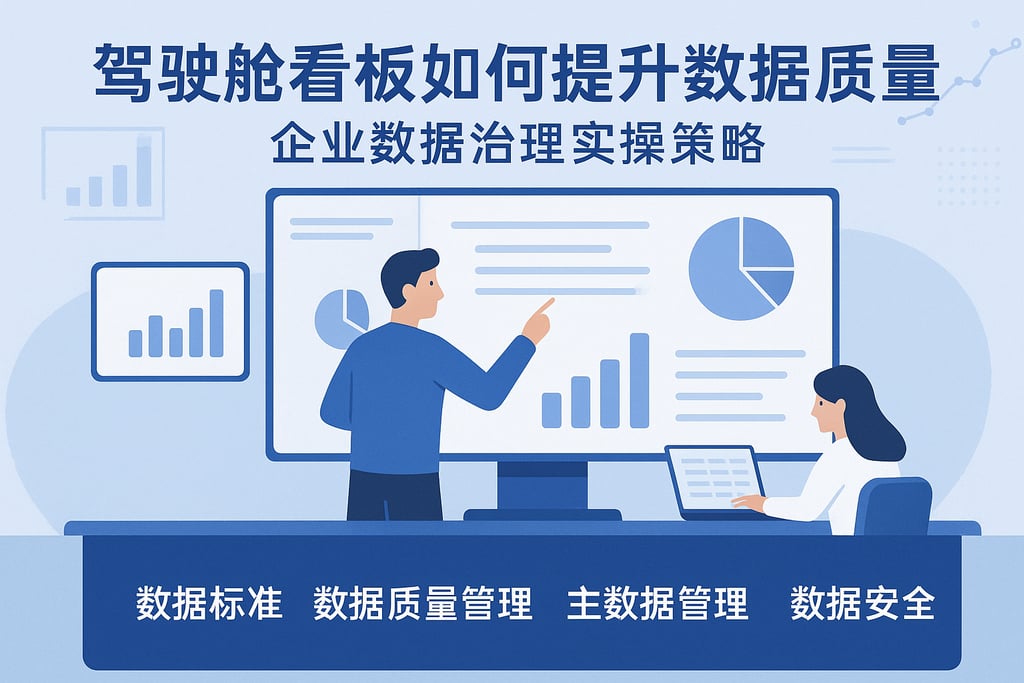 驾驶舱看板如何提升数据质量？企业数据治理实操策略