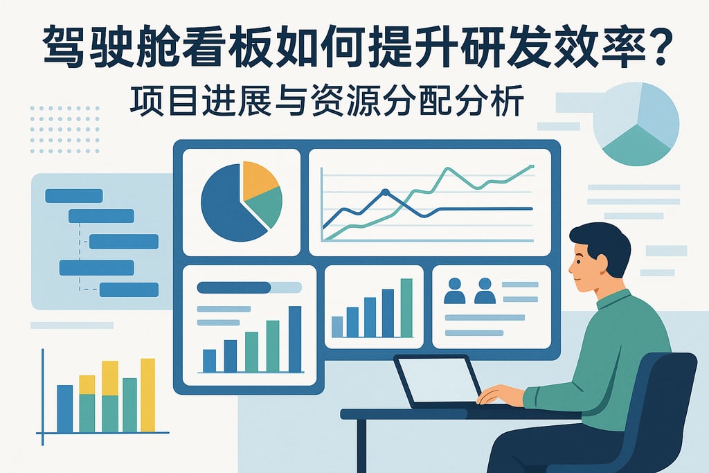 驾驶舱看板如何提升研发效率？项目进展与资源分配分析