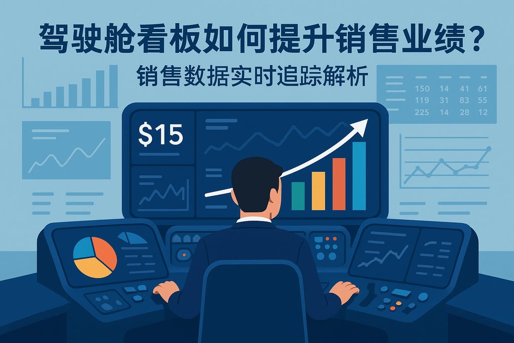 驾驶舱看板如何提升销售业绩？销售数据实时追踪解析