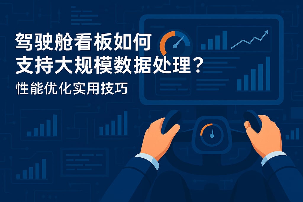 驾驶舱看板如何支持大规模数据处理？性能优化实用技巧