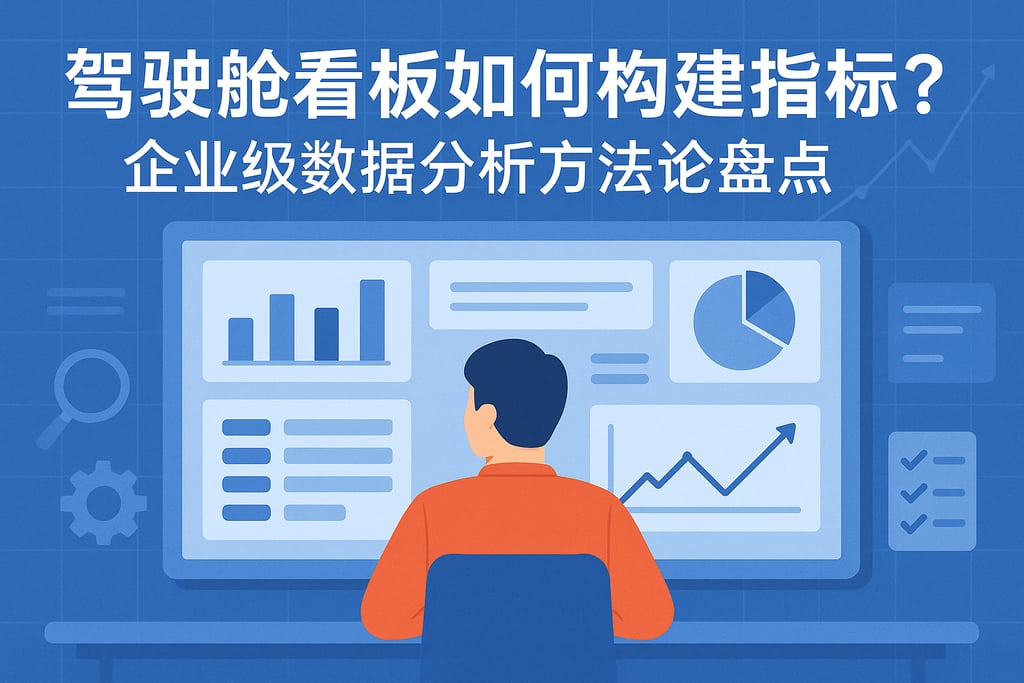 驾驶舱看板如何构建指标体系？企业级数据分析方法论盘点