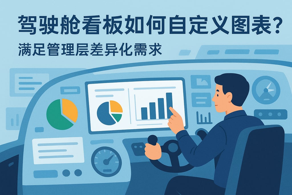 驾驶舱看板如何自定义图表？满足管理层差异化需求