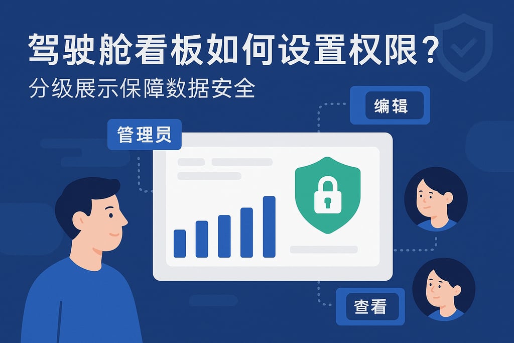 驾驶舱看板如何设置权限？分级展示保障数据安全