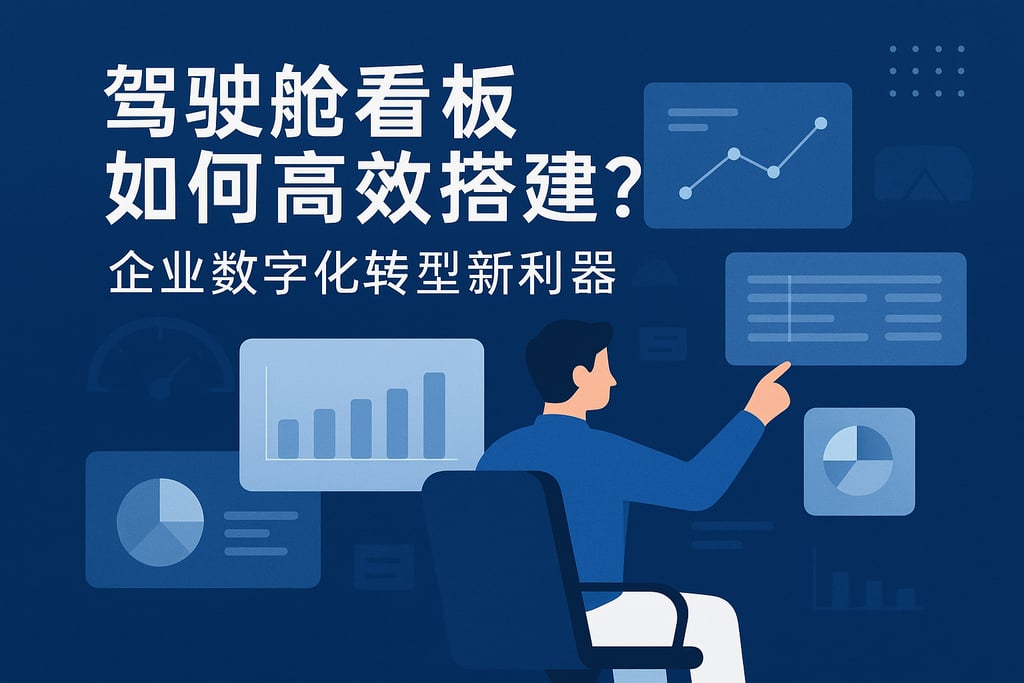 驾驶舱看板如何高效搭建？企业数字化转型新利器