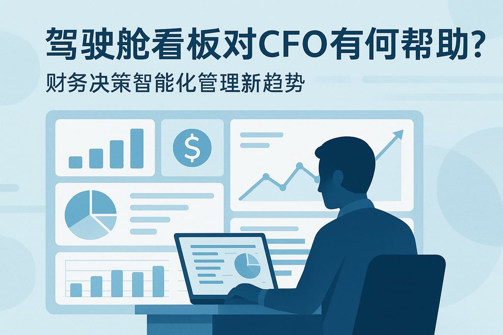 驾驶舱看板对CFO有何帮助？财务决策智能化管理新趋势