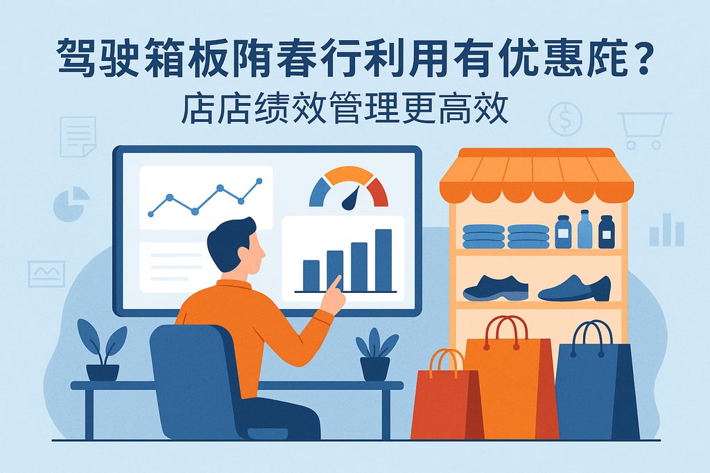 驾驶舱看板对于零售行业有何优势？门店业绩管理更高效