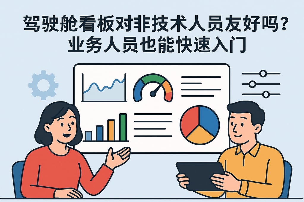 驾驶舱看板对非技术人员友好吗？业务人员也能快速入门