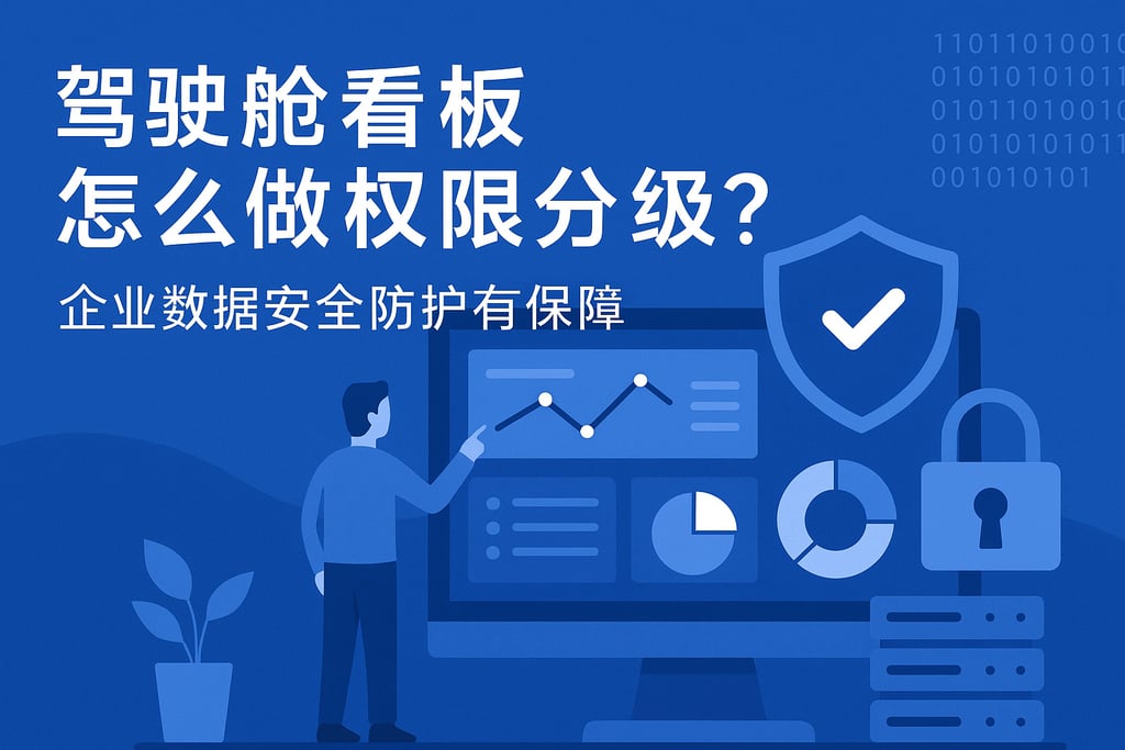 驾驶舱看板怎么做权限分级？企业数据安全防护有保障
