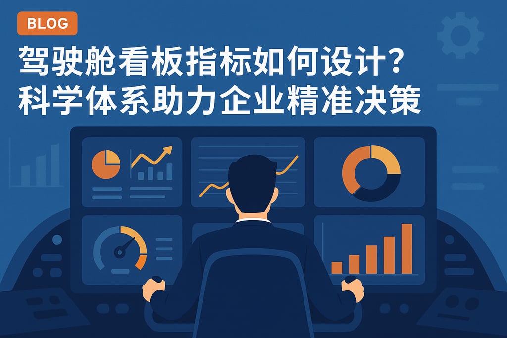 驾驶舱看板指标如何设计？科学体系助力企业精准决策