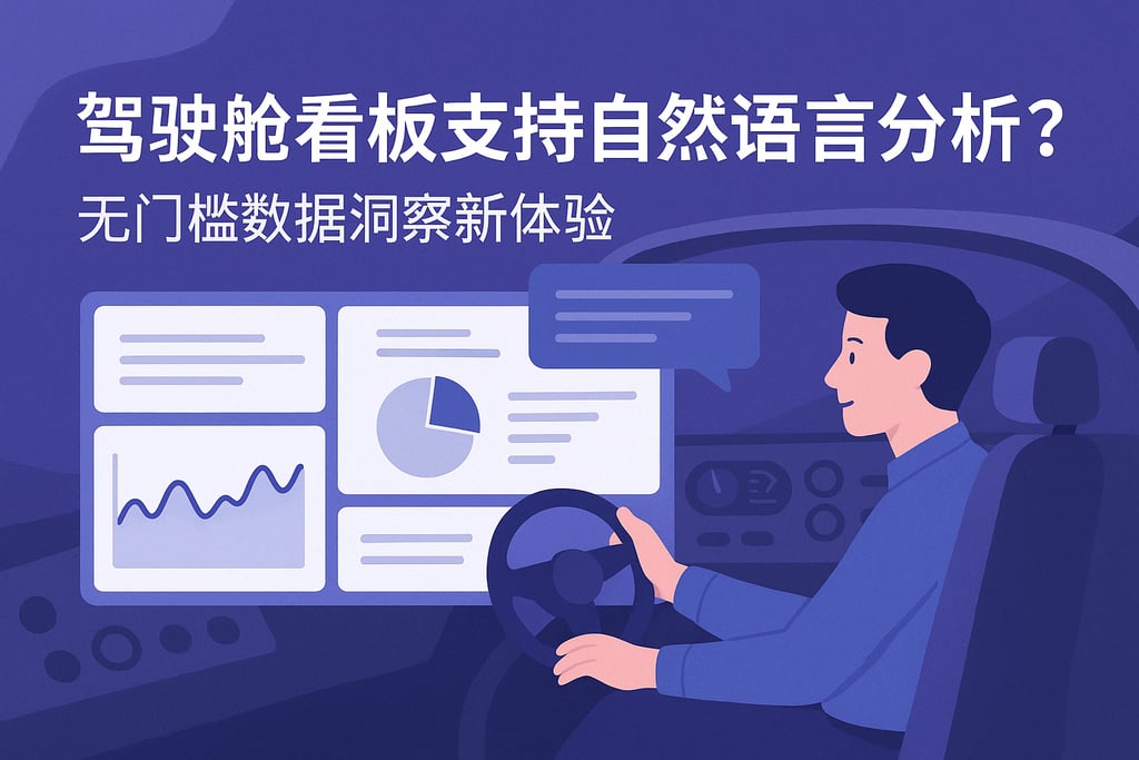 驾驶舱看板支持自然语言分析吗？无门槛数据洞察新体验