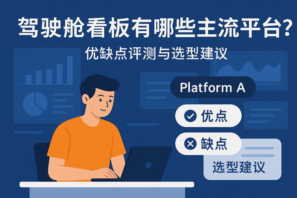 驾驶舱看板有哪些主流平台？优缺点评测与选型建议