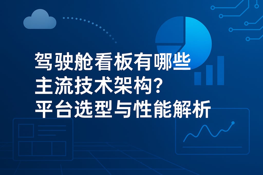 驾驶舱看板有哪些主流技术架构？平台选型与性能解析