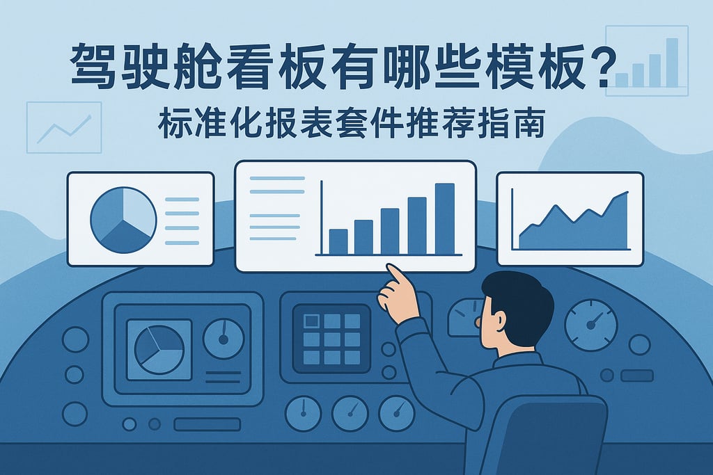 驾驶舱看板有哪些模板？标准化报表套件推荐指南