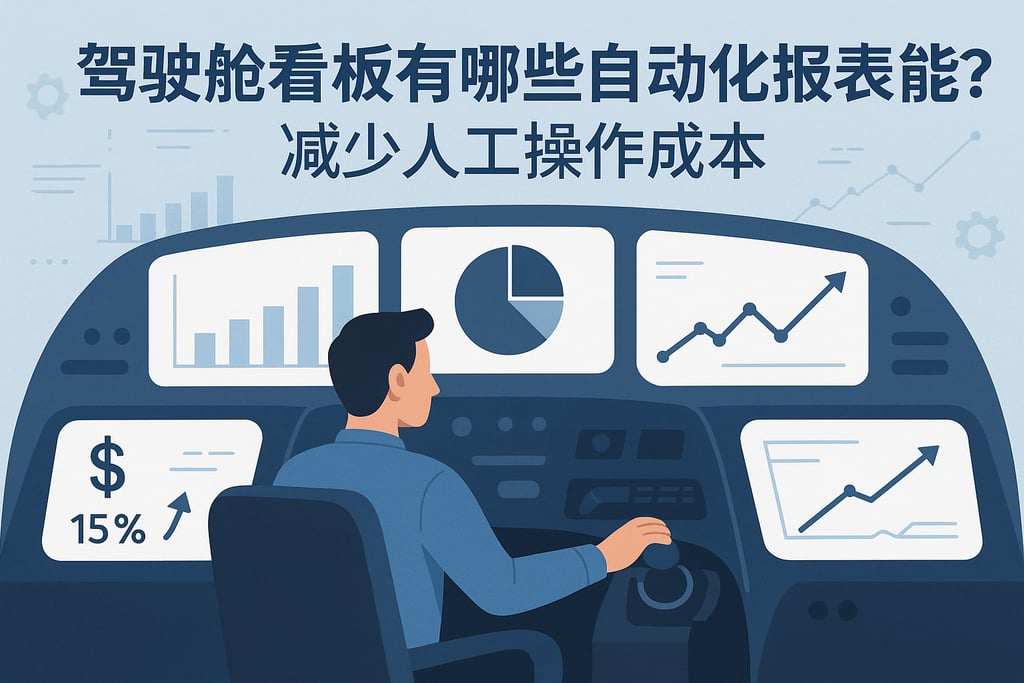 驾驶舱看板有哪些自动化报表功能？减少人工操作成本