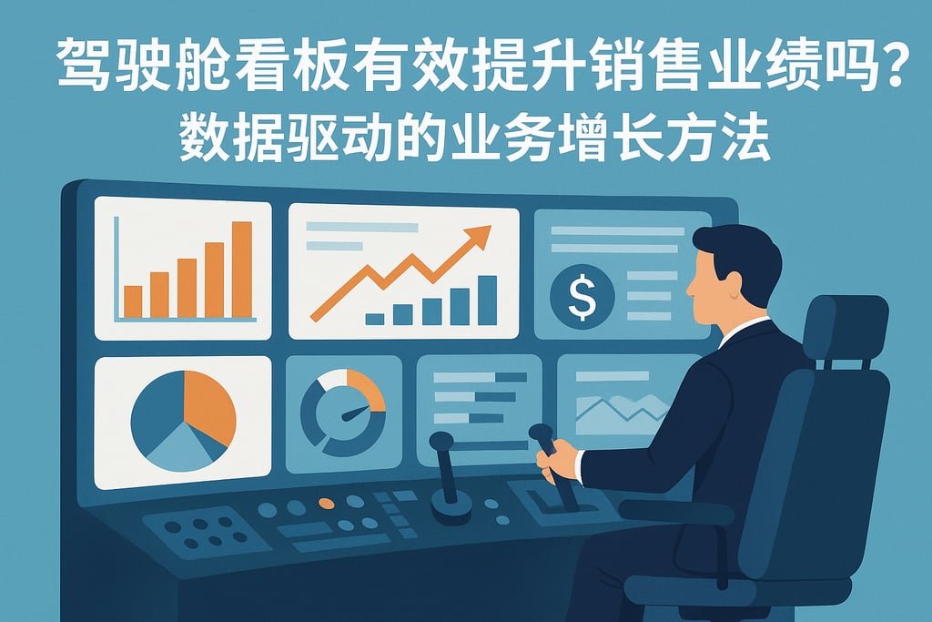驾驶舱看板有效提升销售业绩吗？数据驱动业务增长方法