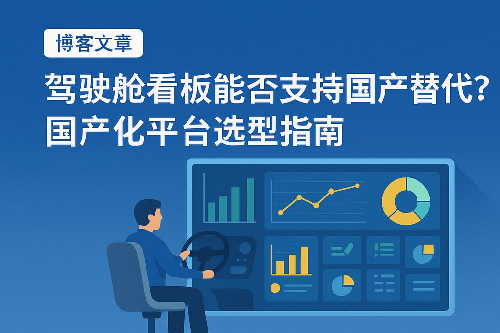 驾驶舱看板能否支持国产替代？国产化平台选型指南