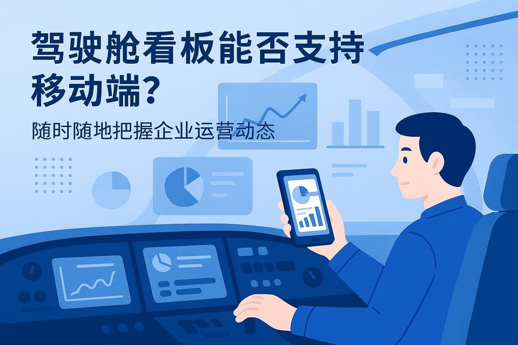 驾驶舱看板能否支持移动端？随时随地把握企业运营动态