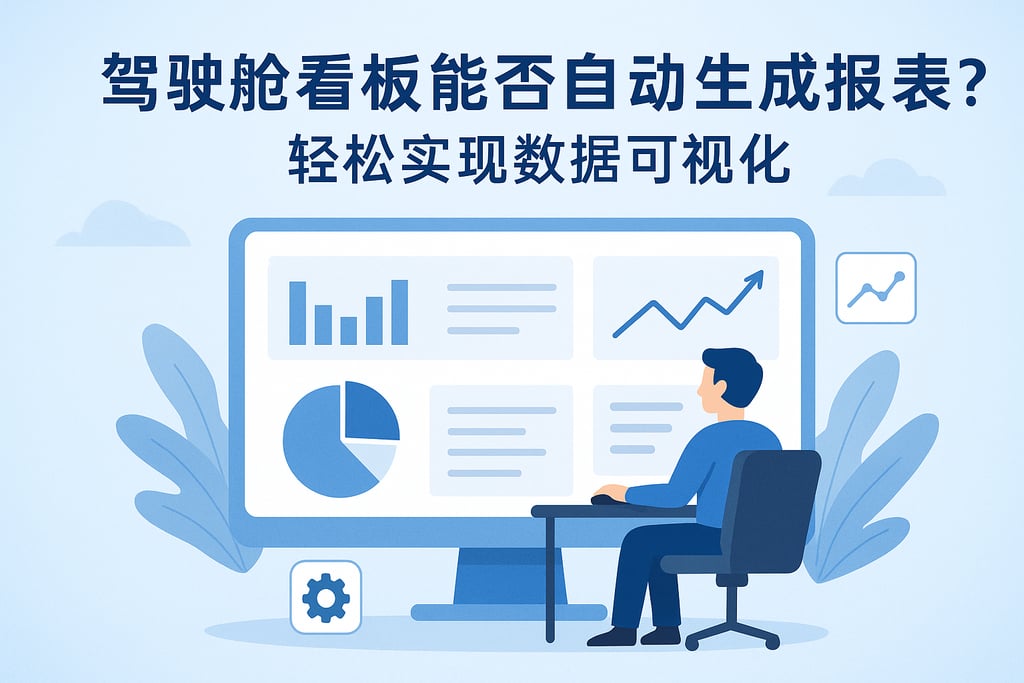 驾驶舱看板能否自动生成报表？轻松实现数据可视化