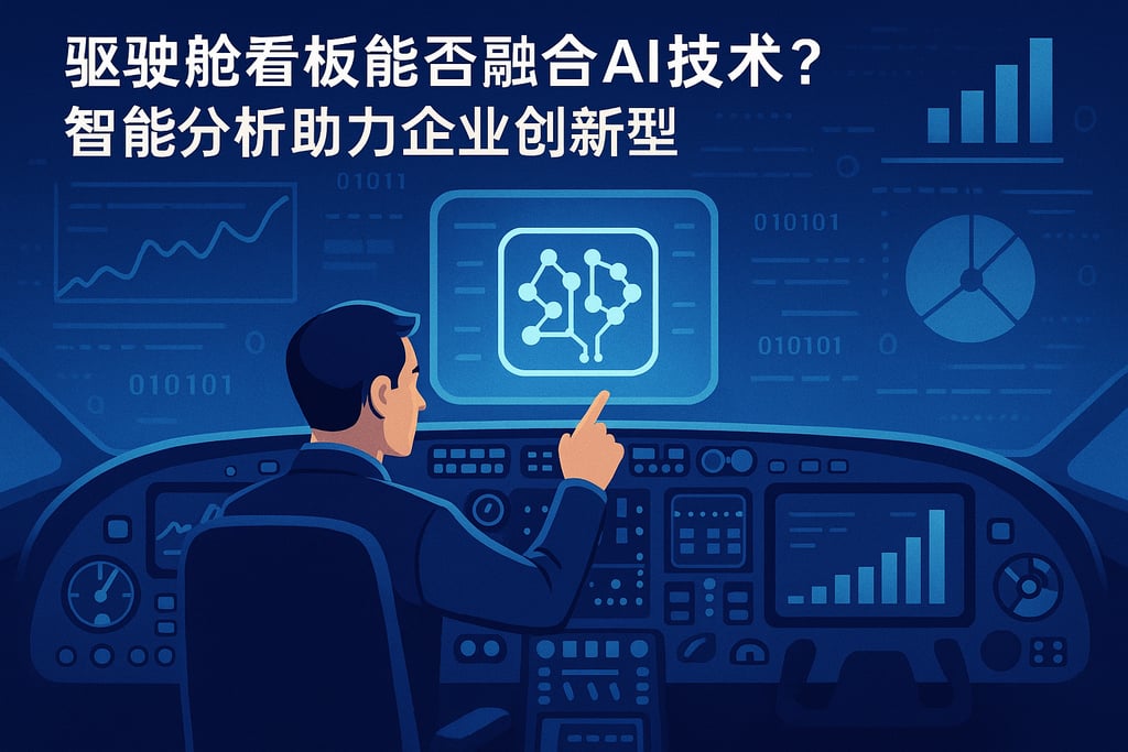 驾驶舱看板能否融合AI技术？智能分析助力企业创新转型