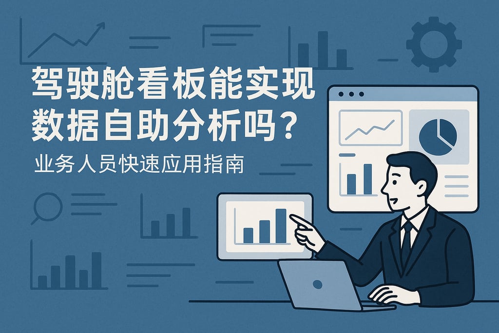 驾驶舱看板能实现数据自助分析吗？业务人员快速应用指南