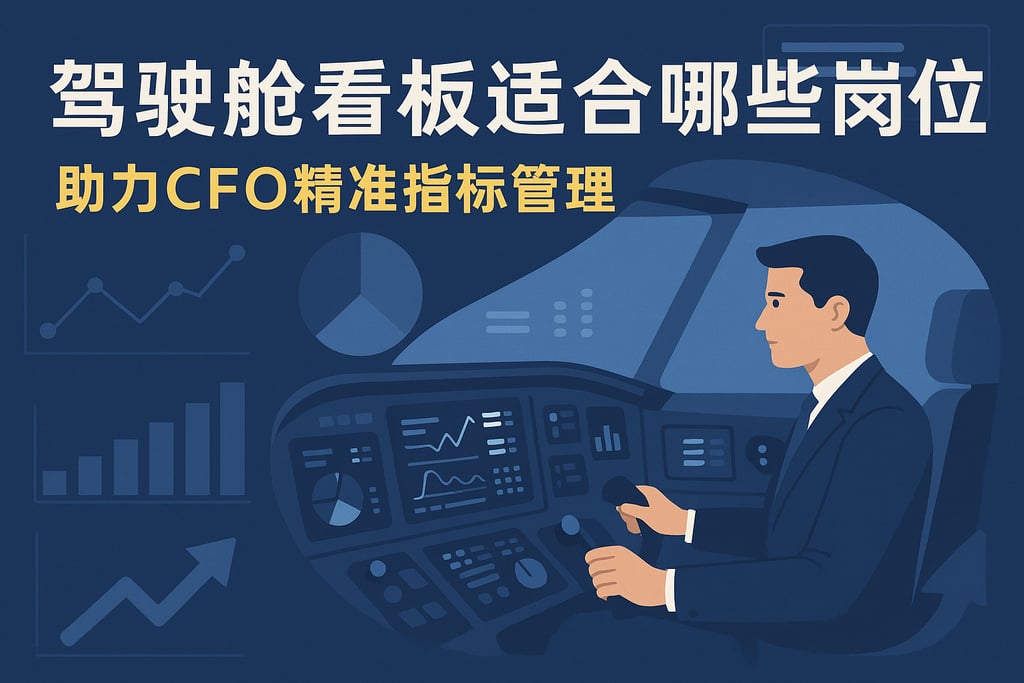 驾驶舱看板适合哪些岗位？助力CFO精准指标管理