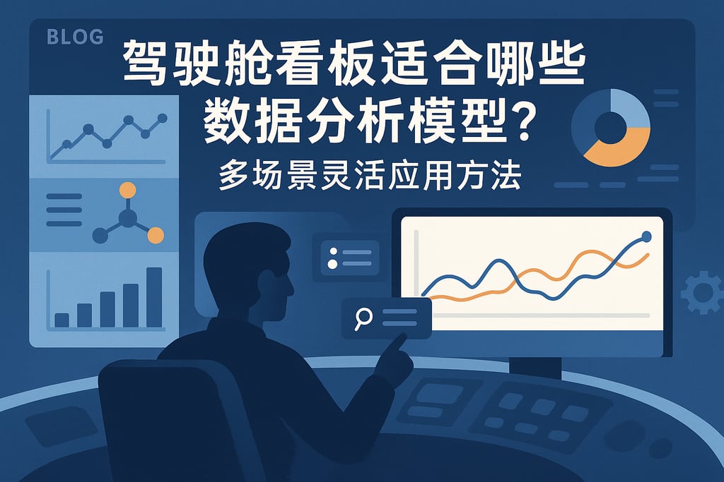 驾驶舱看板适合哪些数据分析模型？多场景灵活应用方法