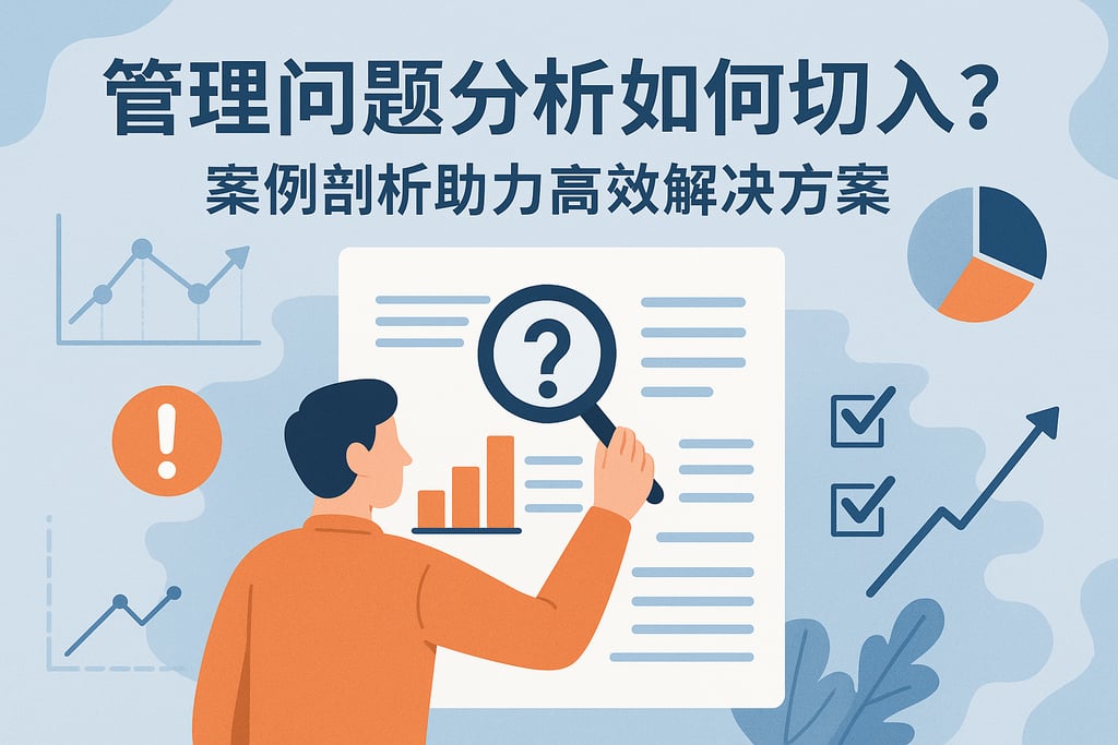 管理问题分析如何切入?案例剖析助力高效解决方案 - FineBI数据分析知识库