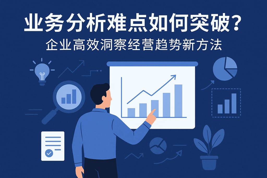 业务分析难点如何突破？企业高效洞察经营趋势新方法