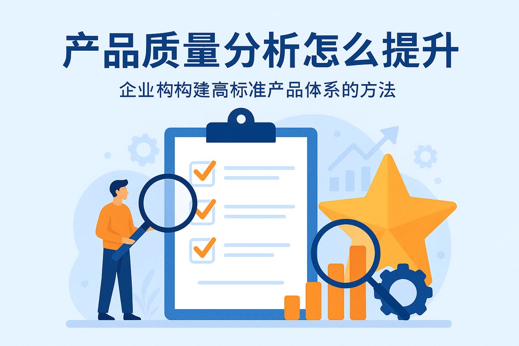 产品质量分析怎么提升？企业构建高标准产品体系的方法
