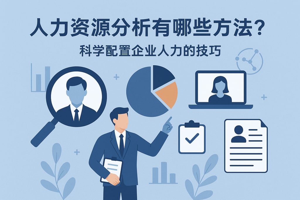 人力资源分析有哪些方法？科学配置企业人力的技巧