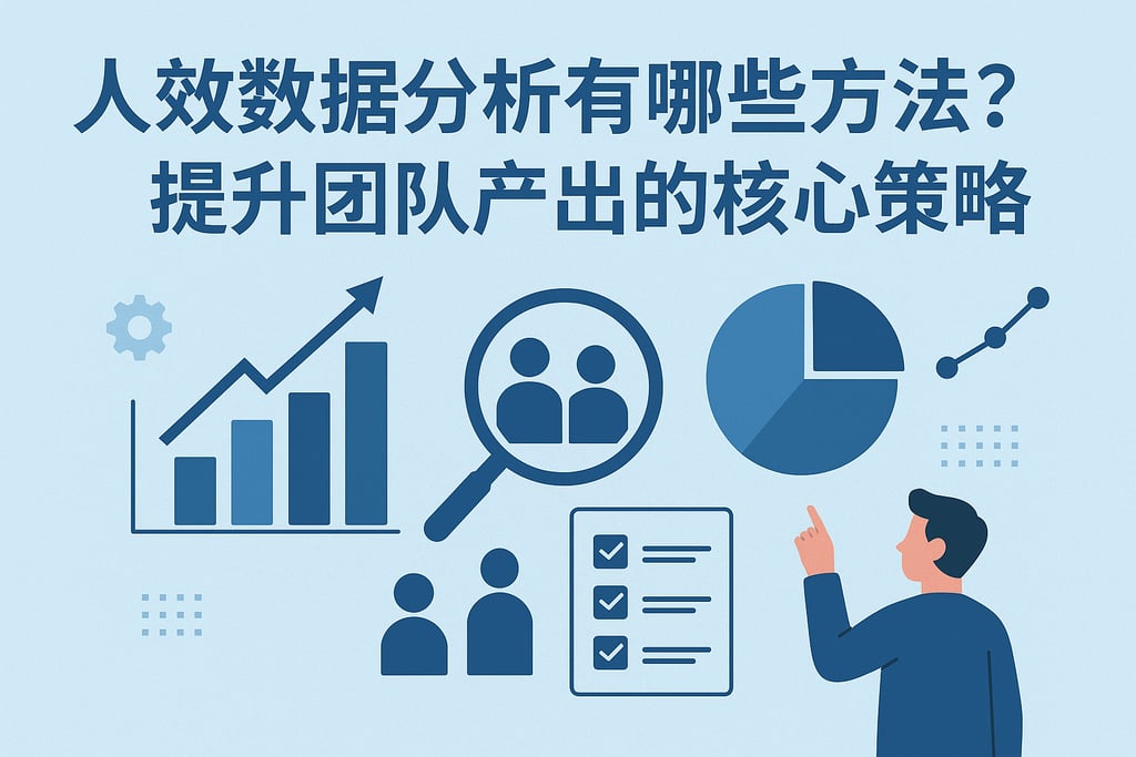 人效数据分析有哪些方法？提升团队产出的核心策略