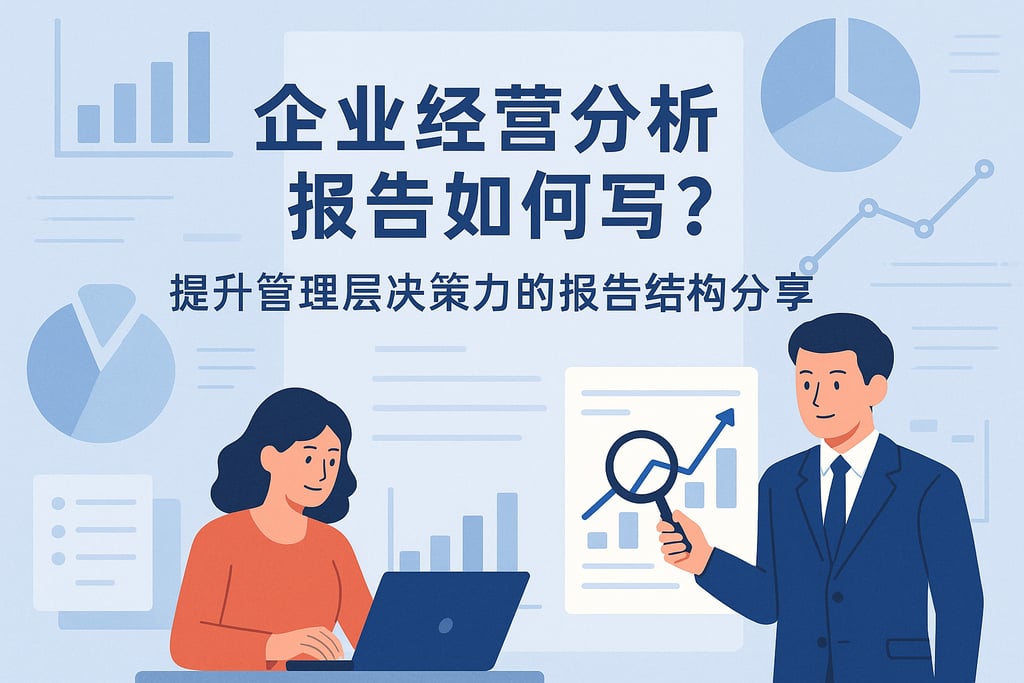 企业经营分析报告如何写？提升管理层决策力的报告结构分享
