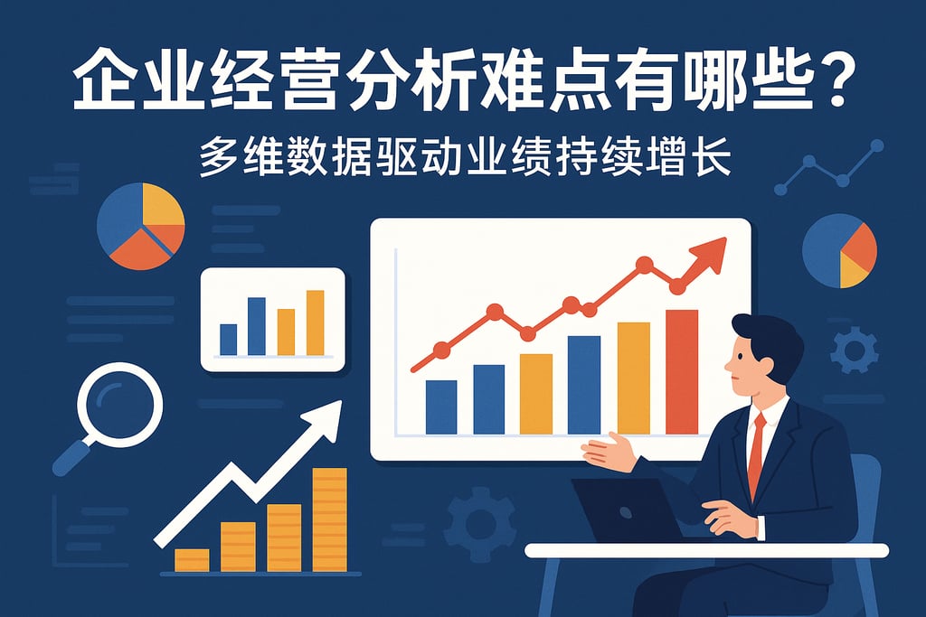 企业经营分析难点有哪些？多维数据驱动业绩持续增长