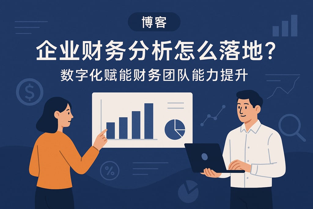 企业财务分析怎么落地？数字化赋能财务团队能力提升