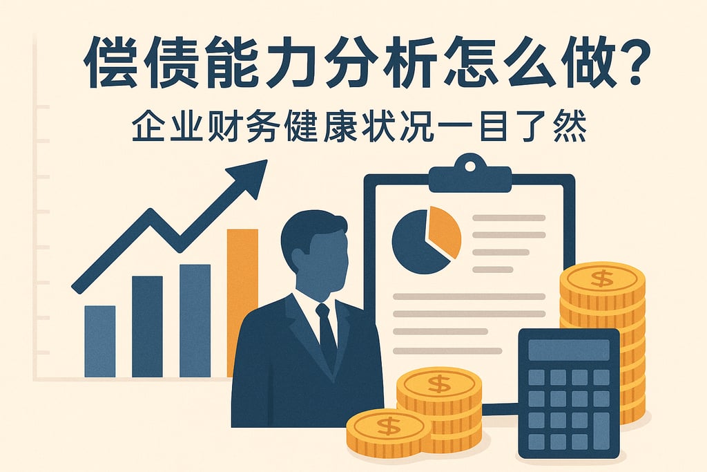 偿债能力分析怎么做？企业财务健康状况一目了然