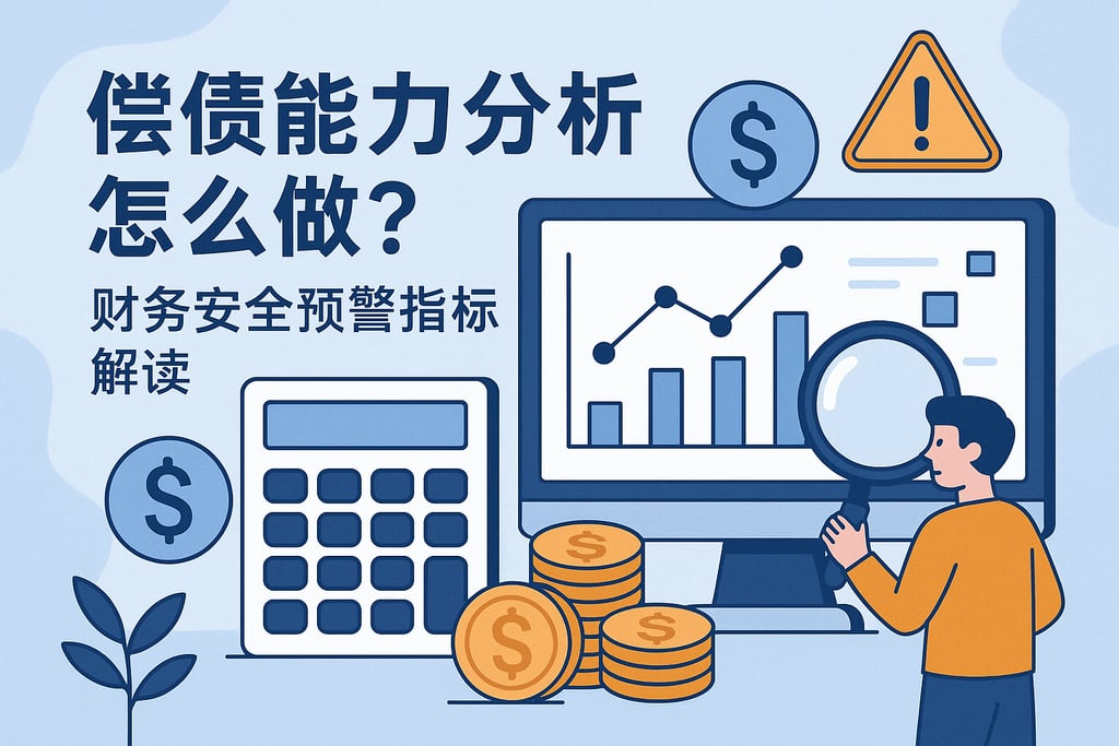 偿债能力分析怎么做？财务安全预警指标解读