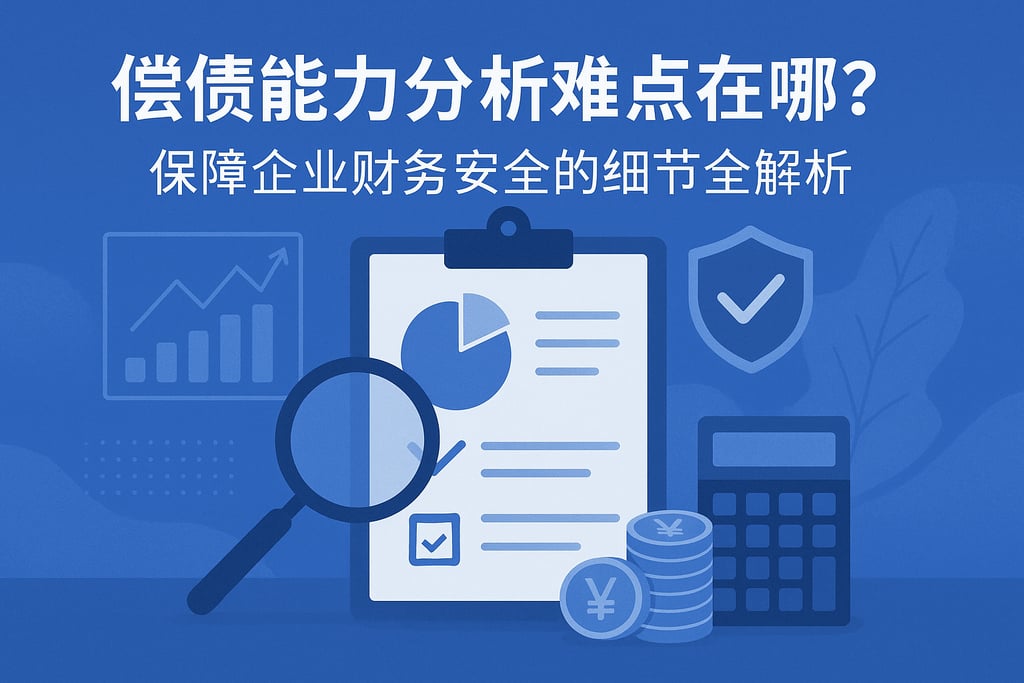 偿债能力分析难点在哪？保障企业财务安全的细节全解析