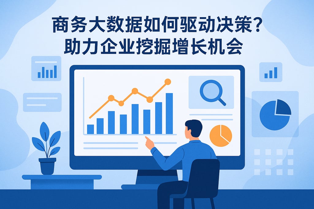 商务大数据如何驱动决策？助力企业挖掘增长机会